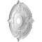 Ekena Millwork Attica PVC Medallion (Canopies up to 7 3/4"), 22"OD x 3 1/2"ID x 1"P, Textured Metallic Galaxy CMP22ATAGX - alternate 3